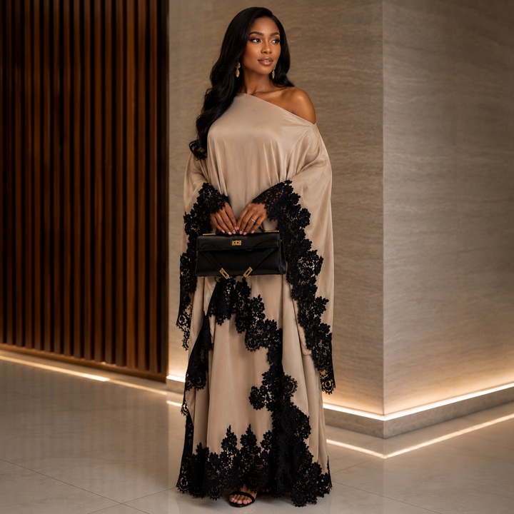 Regal Two Piece Kaftan Set
