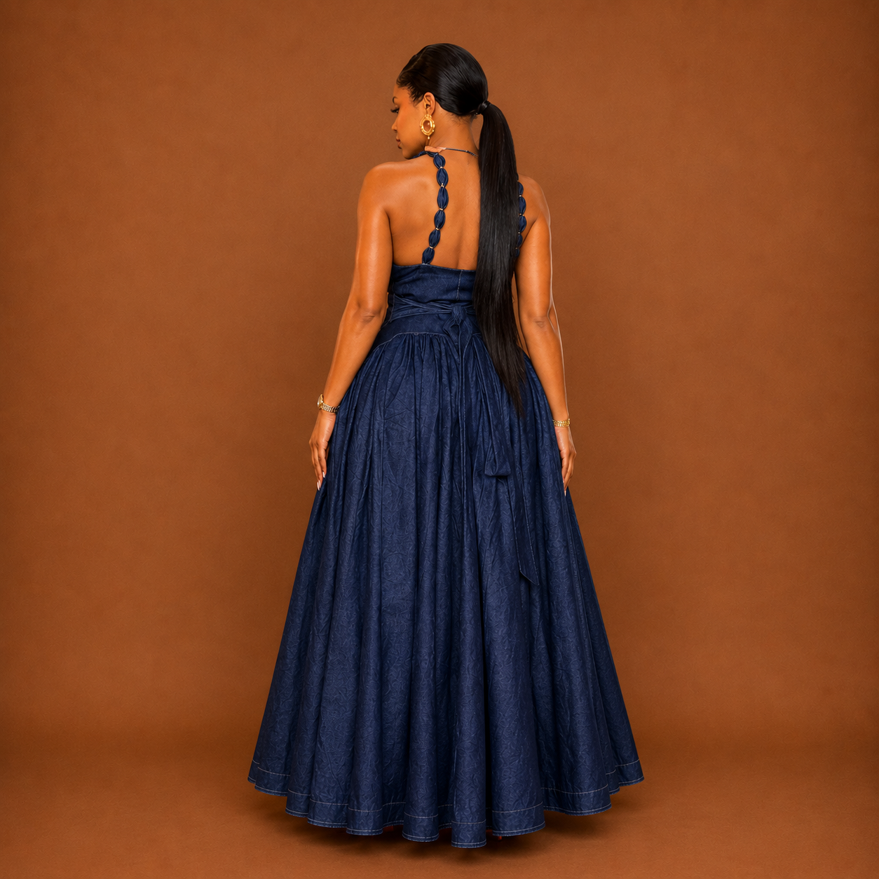 Muse Denim Gown