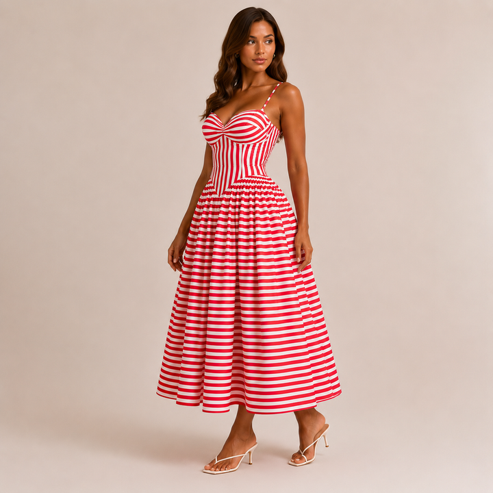 The Candy Stripe Dress
