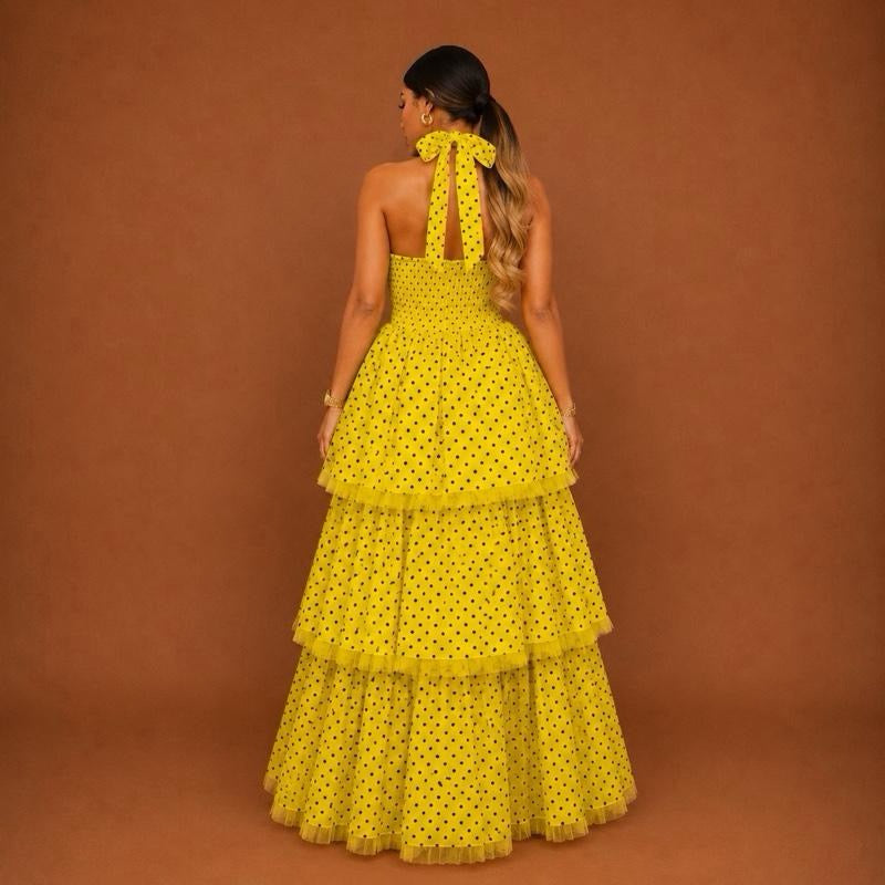 Polka Maxi Dress