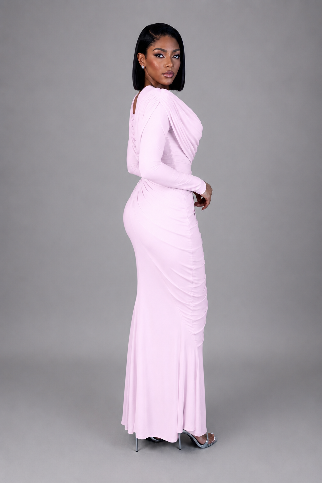 Zaria Draped Maxi Dress
