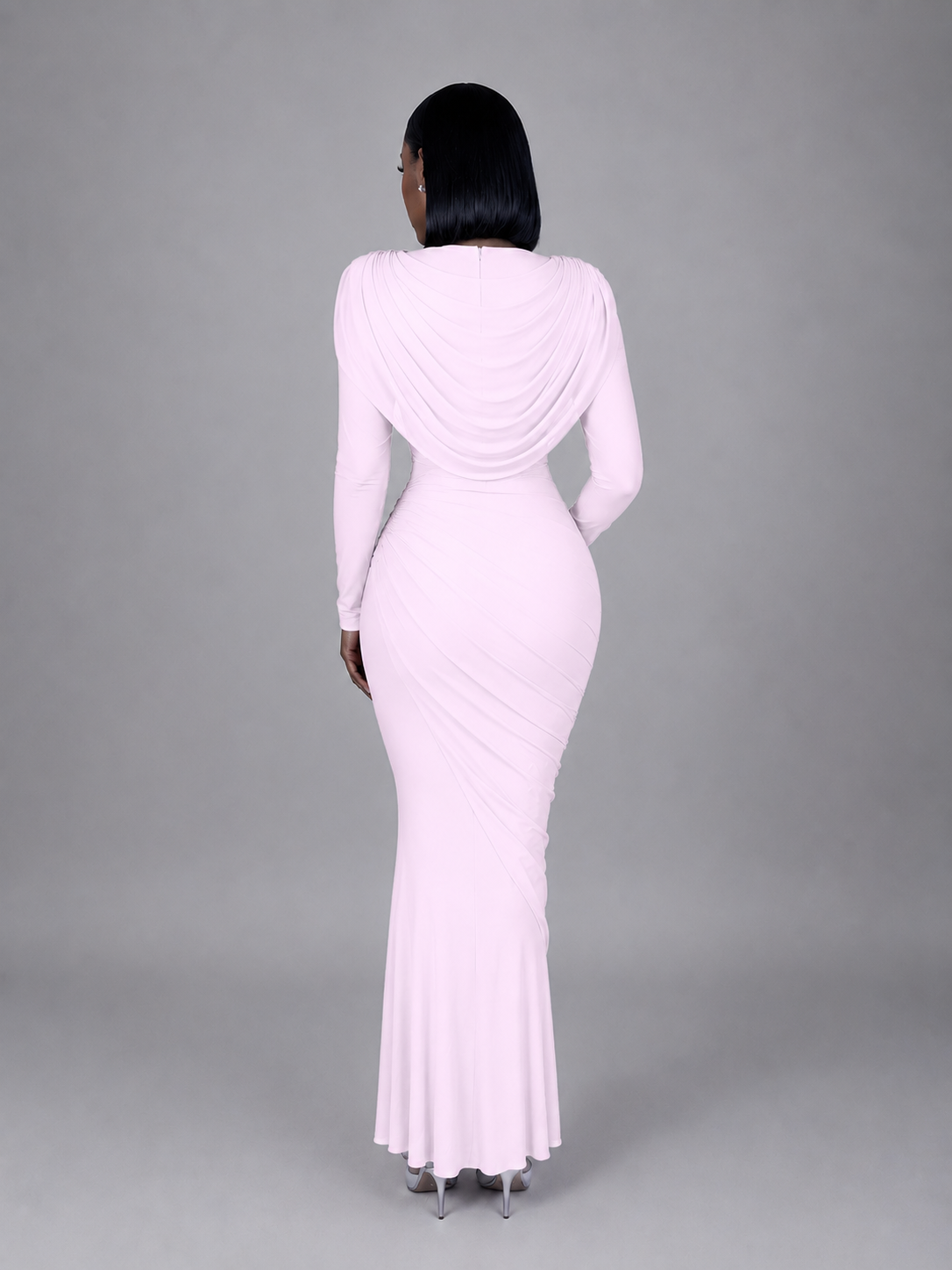 Zaria Draped Maxi Dress