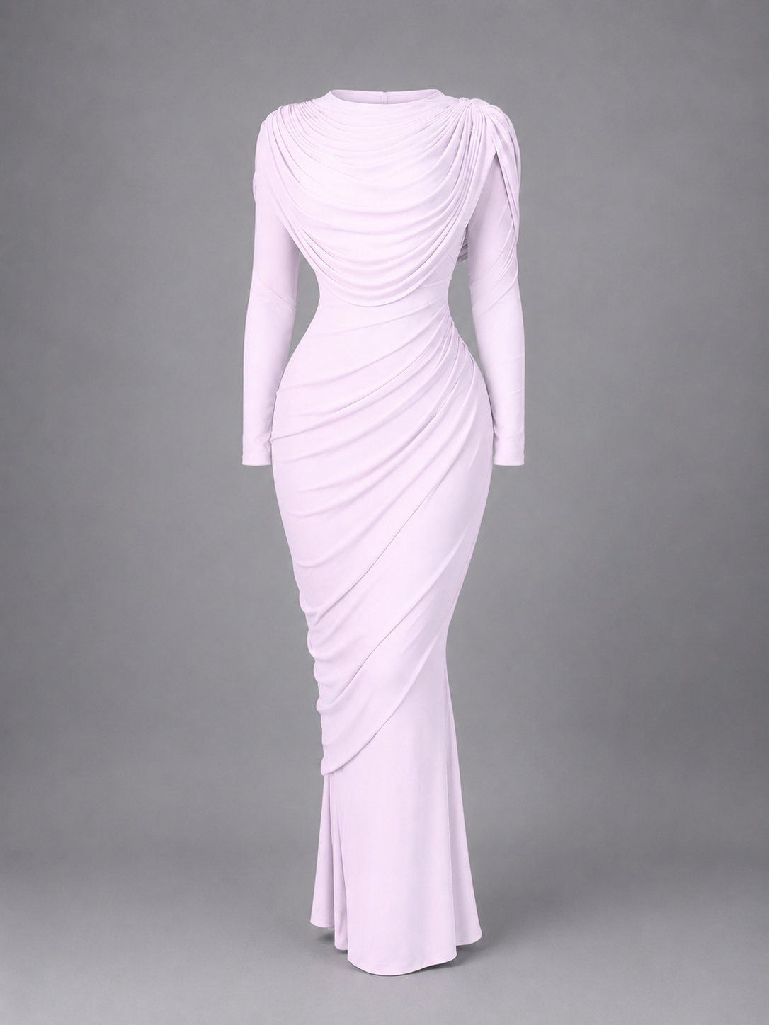 Zaria Draped Maxi Dress