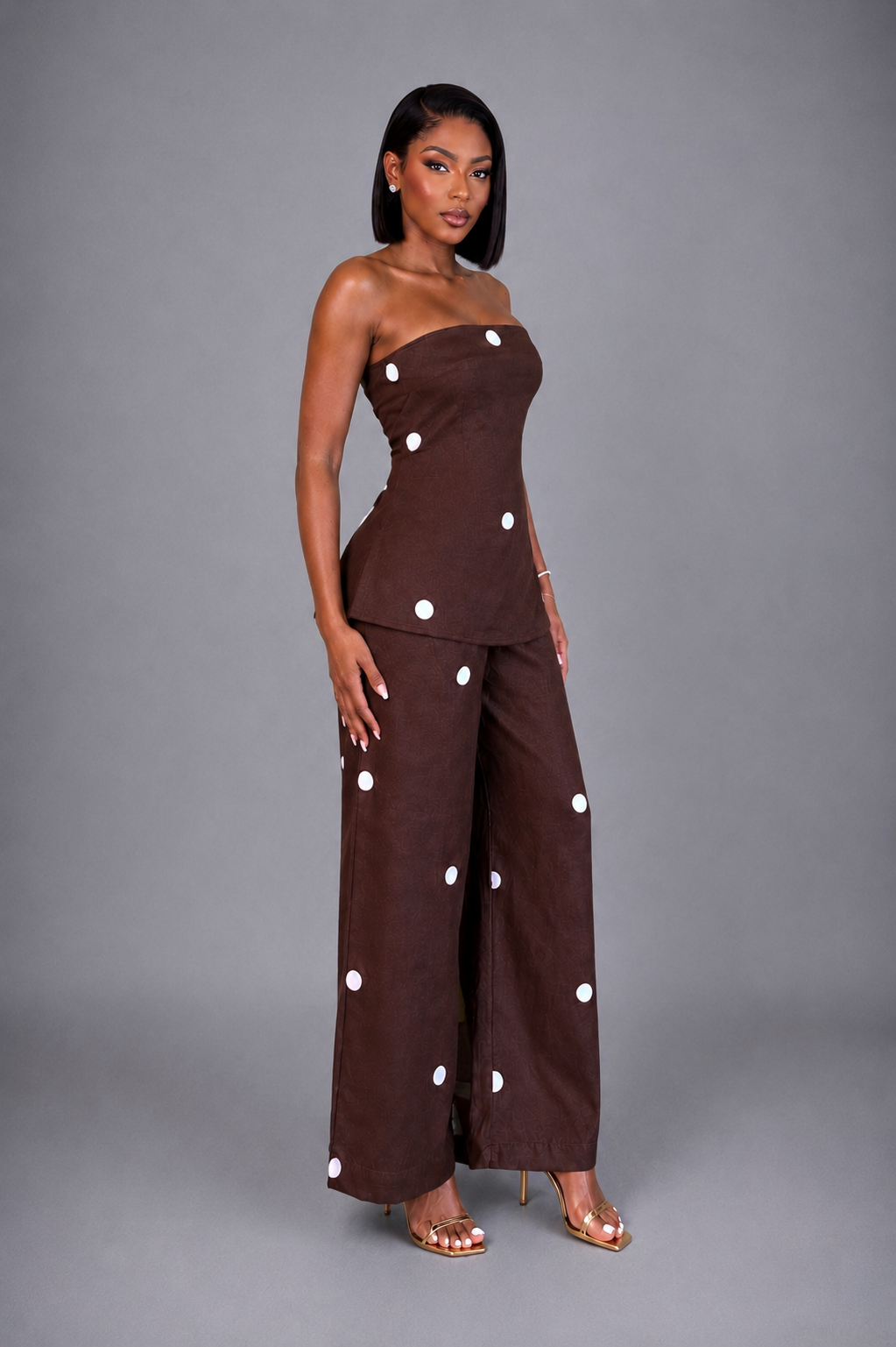 Amina Polka Dot Set