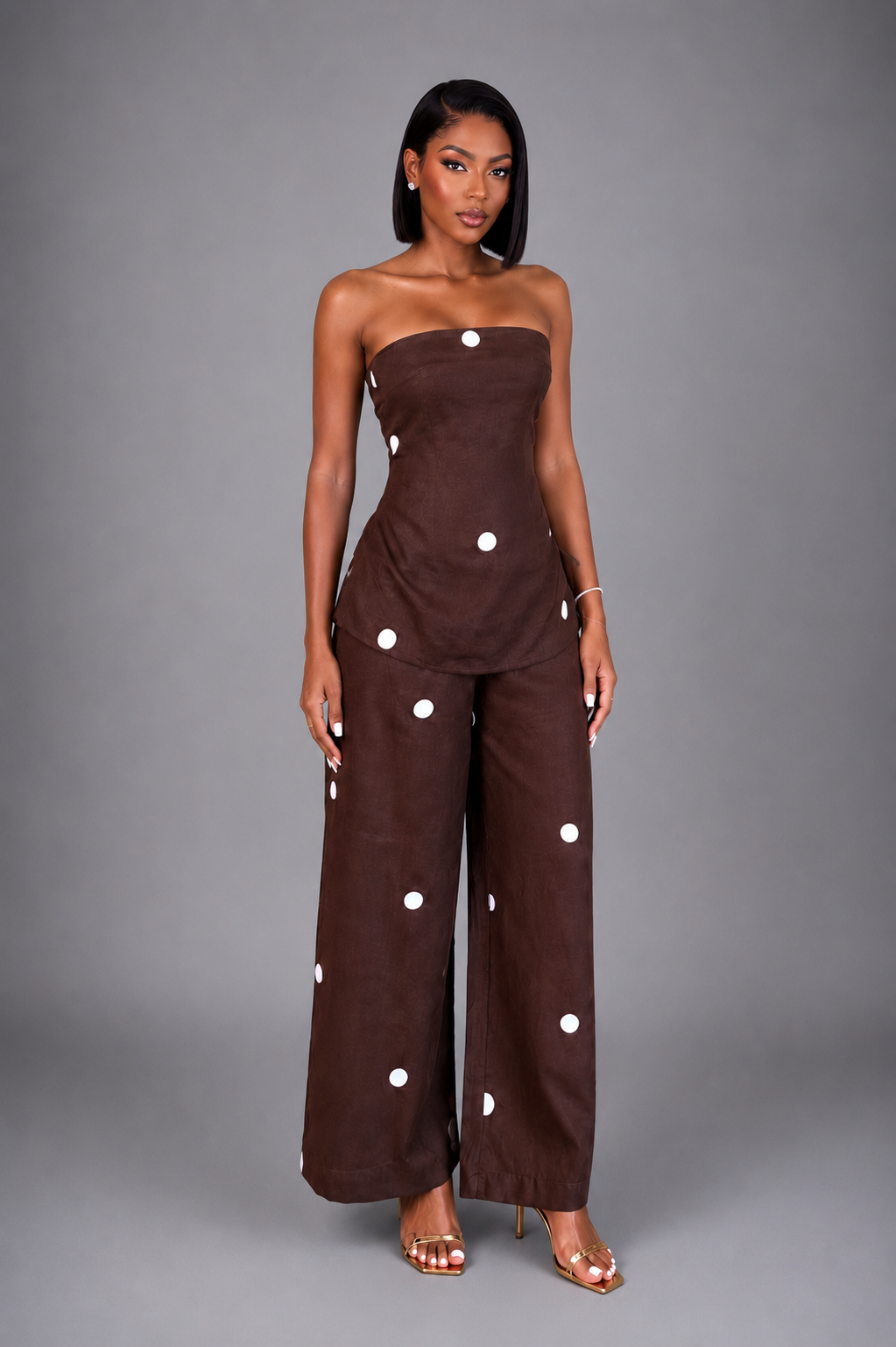 Amina Polka Dot Set