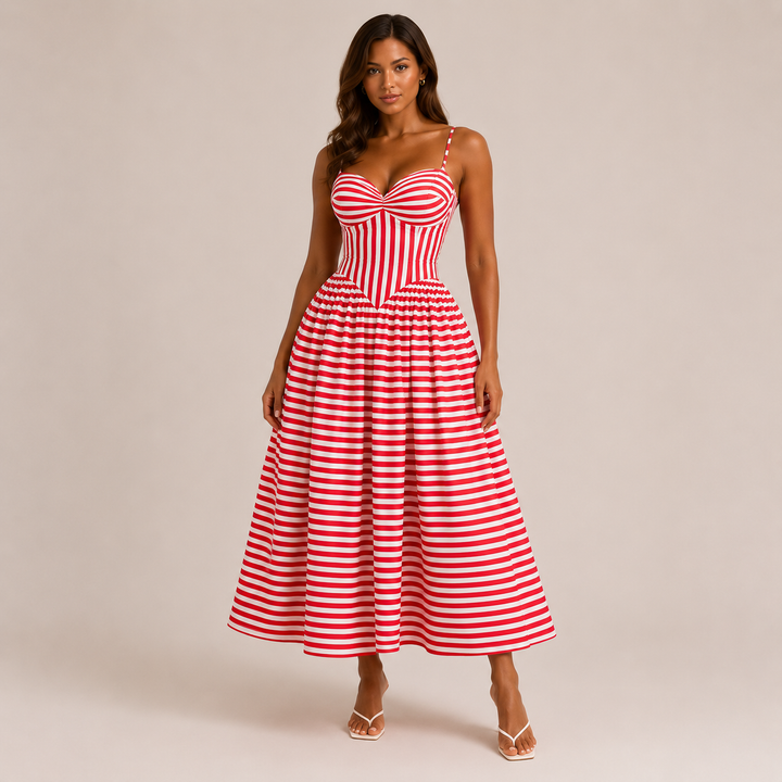 The Candy Stripe Dress