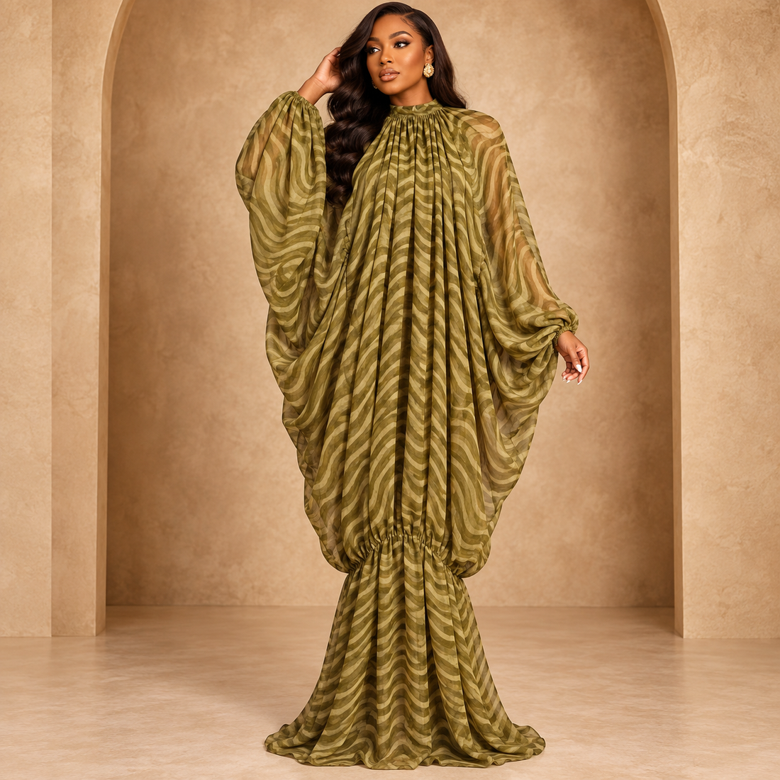 Zebra Maxi Dress