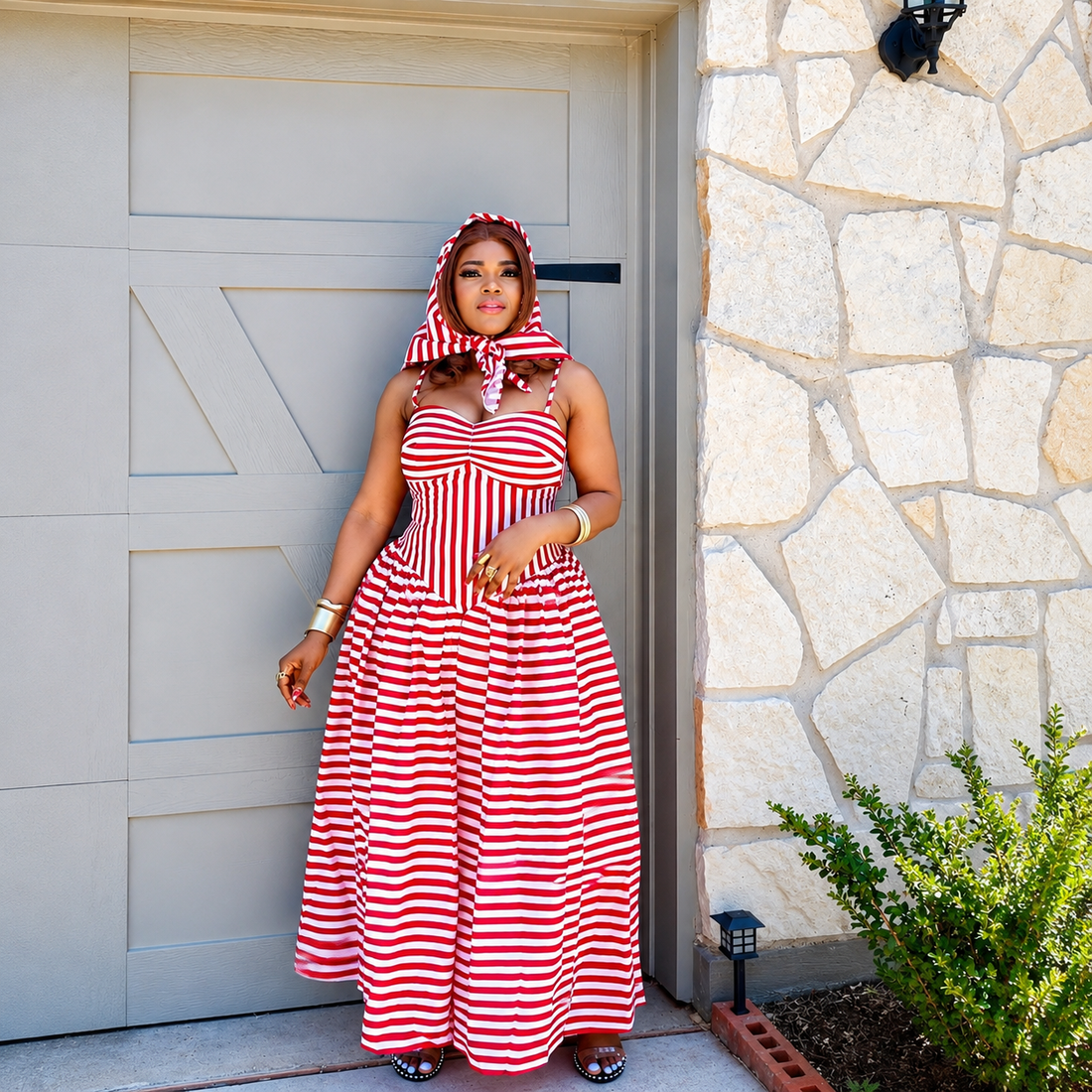 The Candy Stripe Dress